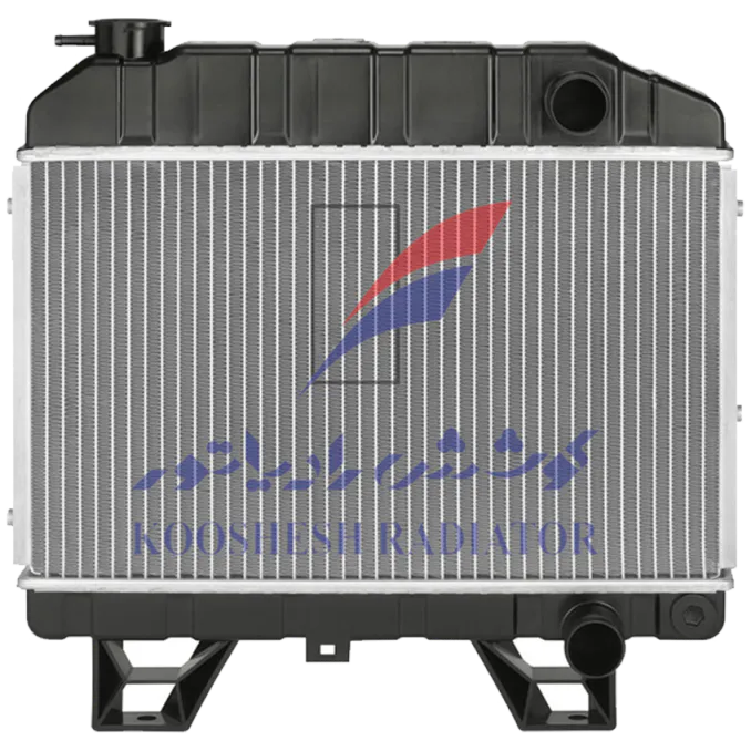 رادیاتور پژو 504 آلومینیومی (با مهره فن و سنسور)