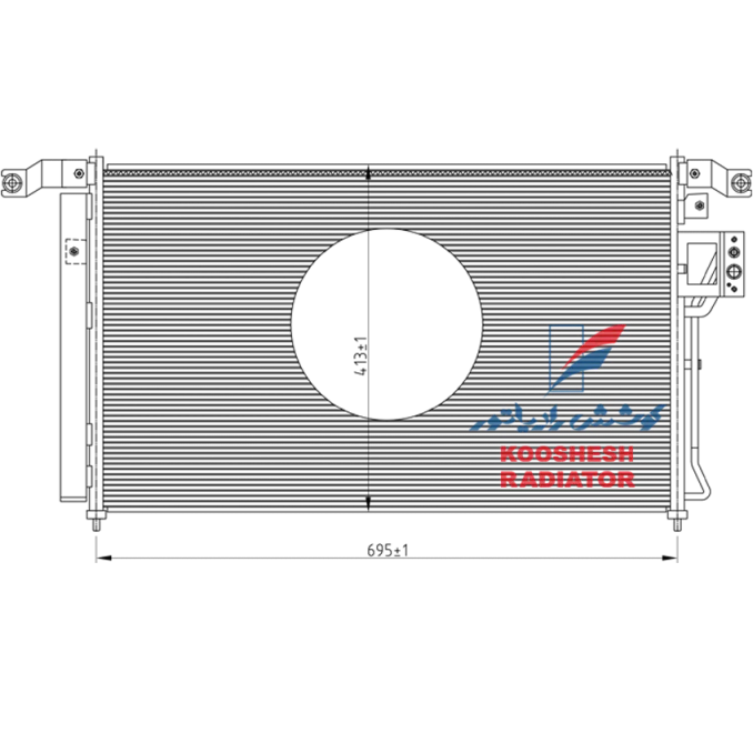 کندانسور هیوندای سانتافه